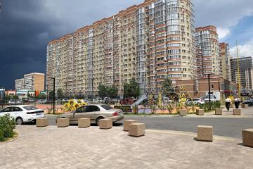 Фото №1: 3-комнатная квартира 77 м², 7/17 эт. - Краснодар, мкр. ЖК Времена Года 3, ул. Цезаря Куникова, 24к1