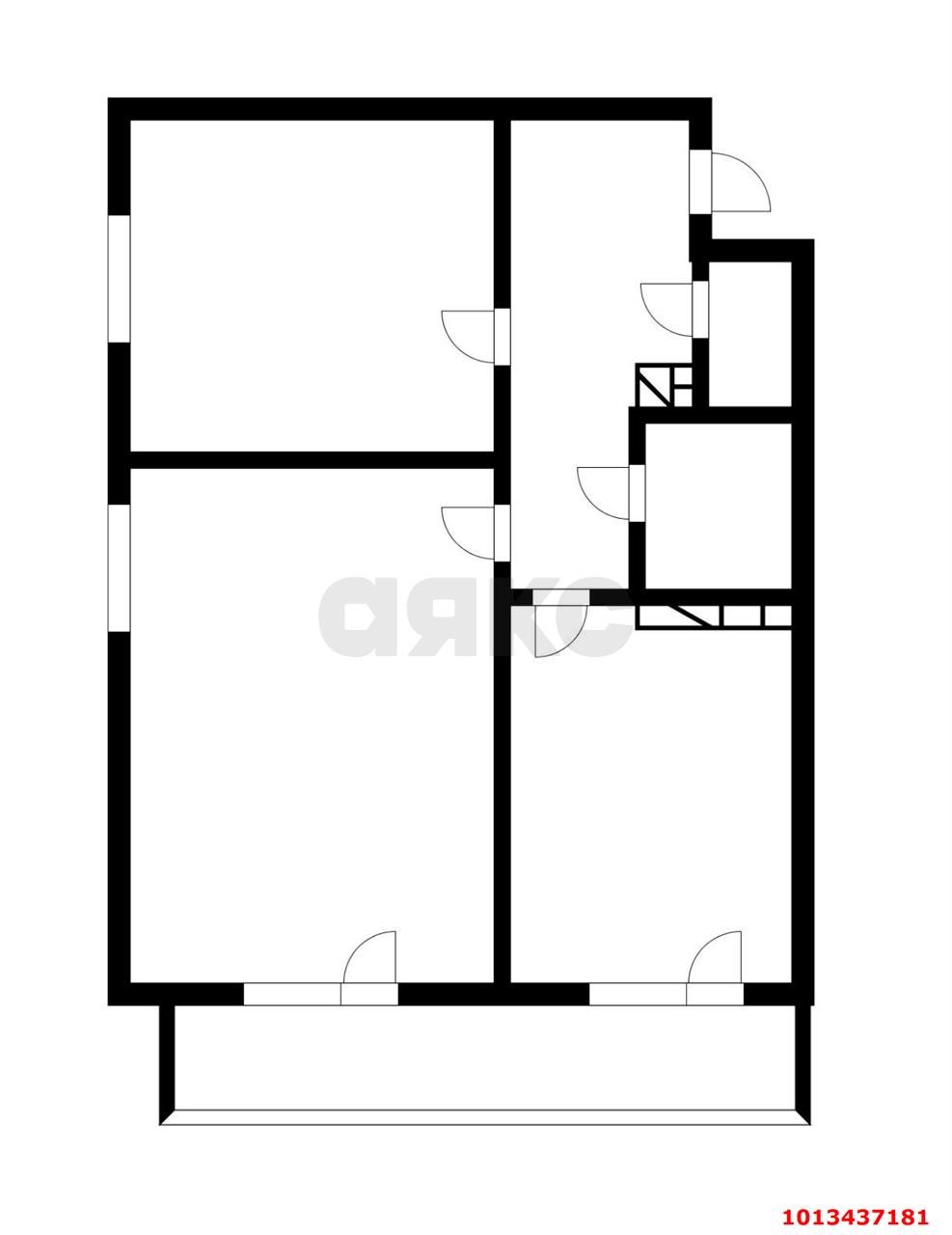 Фото №10: 2-комнатная квартира 65 м² - Краснодар, Солнечный, ул. Казбекская, 14