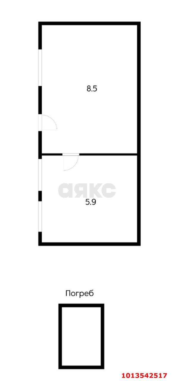 Фото №5: Часть дома 40 м² + 2 сот. - Краснодар, Центральный, ул. Костылева