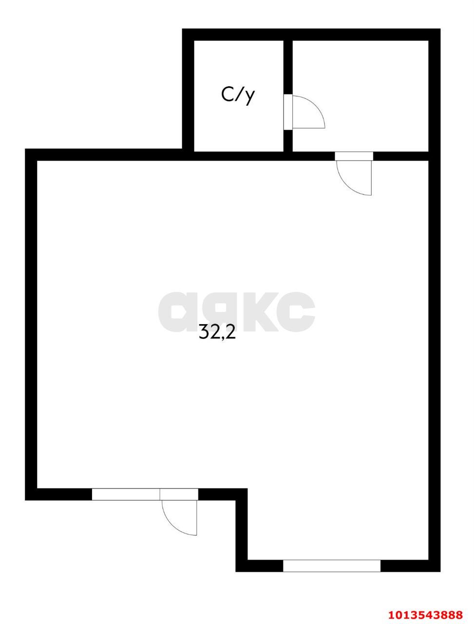 Фото №3: Торговое помещение 42 м² - Краснодар, жилой комплекс Новые Сезоны, ул. Скандинавская, 1