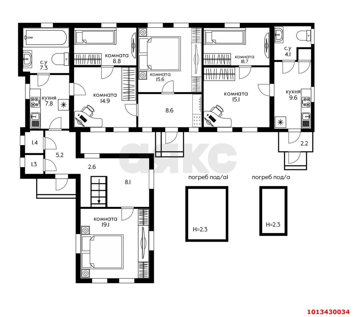 Фото №4: Дом 150 м² + 4 сот. - Краснодар, Сельскохозяйственный Институт, ул. Володи Головатого, 20