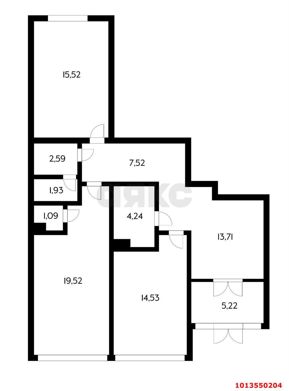 Фото №6: Торговое помещение 90 м² - Краснодар, Микрохирургии глаза, ул. Красных Партизан, 4/4