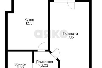 Фото №1: 1-комнатная квартира 39 м² - Краснодар, мкр. жилой комплекс Облака, 