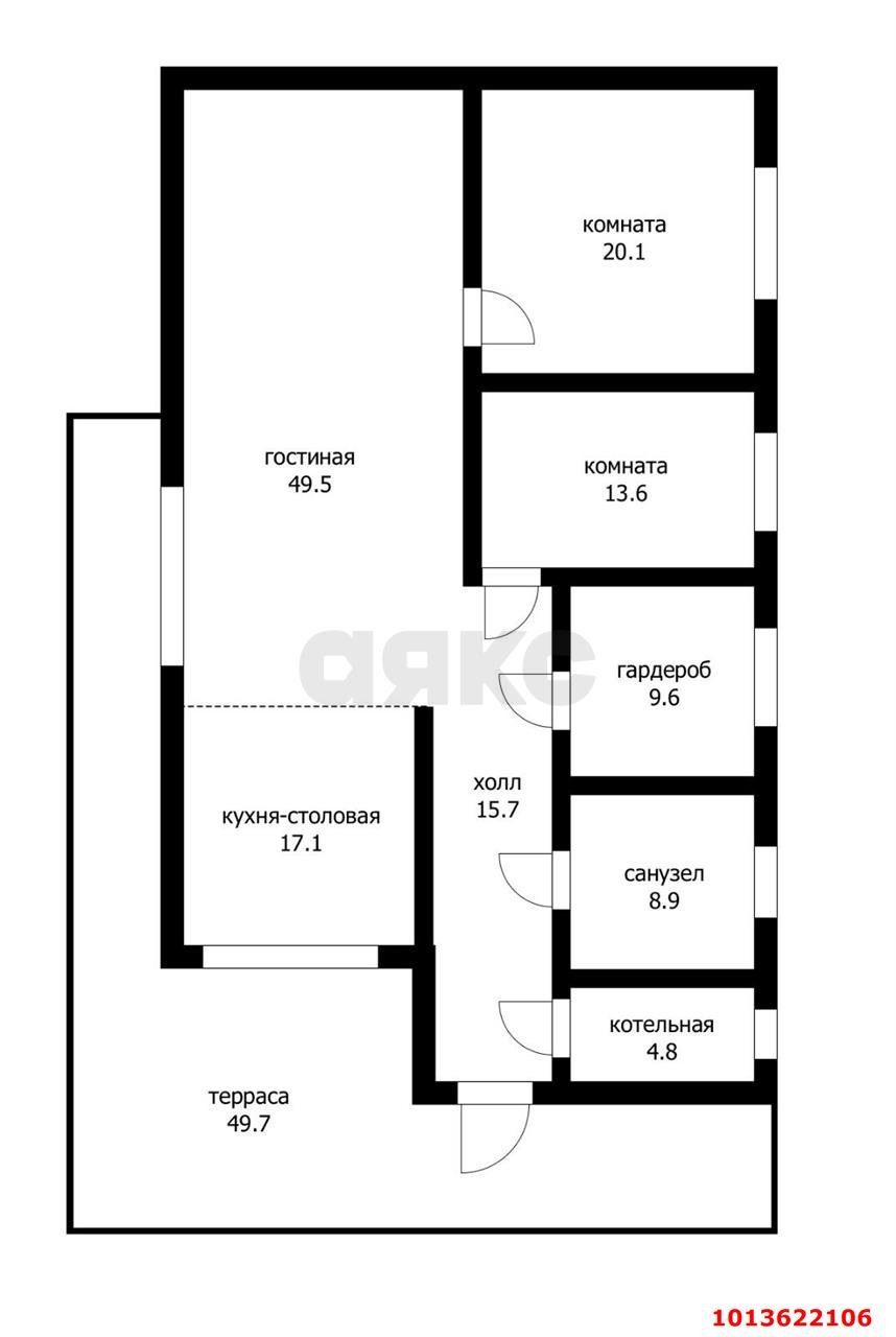 Фото №18: Дом 189&nbsp;м² + 4.13&nbsp;сот., 1&nbsp;эт. - Краснодар, Карасунский внутригородской округ, мкр. ДНТ Знаменский, пер. Центральный, 1