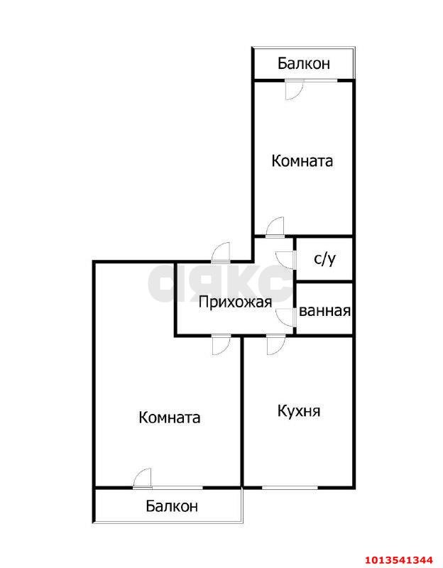 Фото №13: 2-комнатная квартира 51 м² - Ленина, Карасунский внутригородской округ, ул. Наримановская, 20