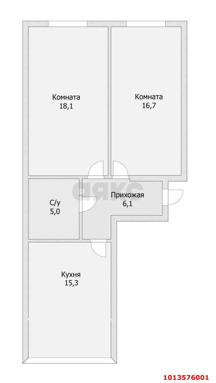 Фото №9: 2-комнатная квартира 65 м² - Краснодар, Калинино, ул. Туркменская, 19