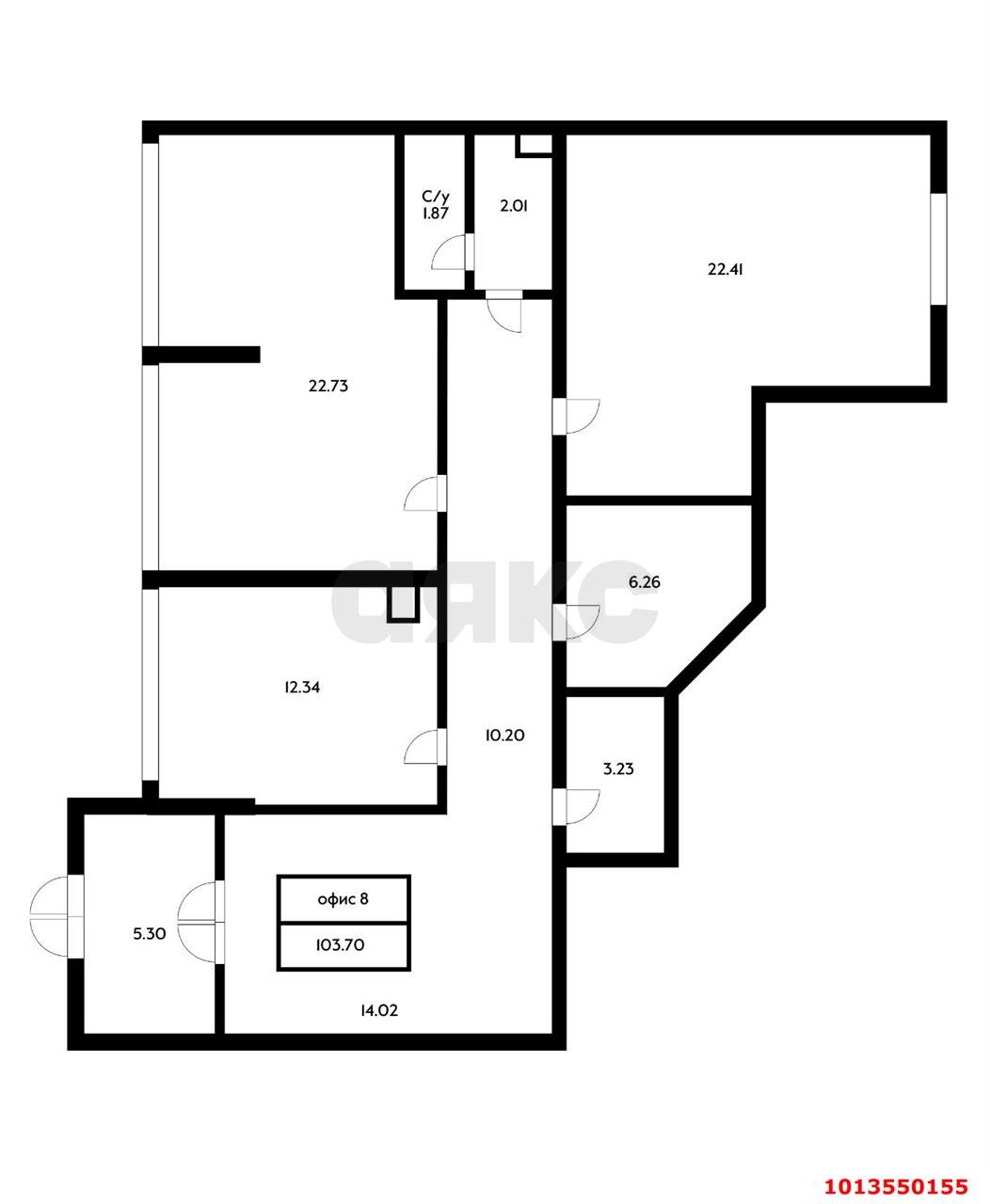 Фото №5: Торговое помещение 104 м² - Краснодар, Микрохирургии глаза, ул. Красных Партизан, 4/4