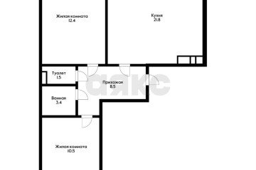 Фото №2: 2-комнатная квартира 58 м² - Краснодар, мкр. жилой комплекс Ракурс, ул. имени Героя Ростовского, 8к5