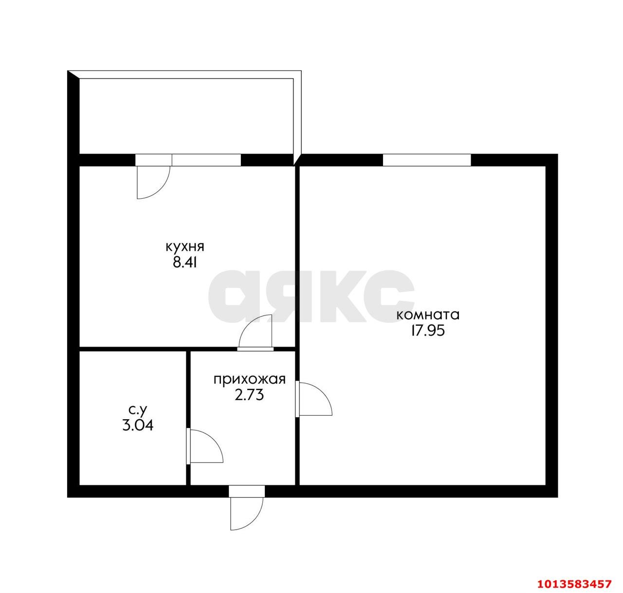 Фото №8: 1-комнатная квартира 37 м² - Краснодар, Новый, ул. 9-я Тихая, 25