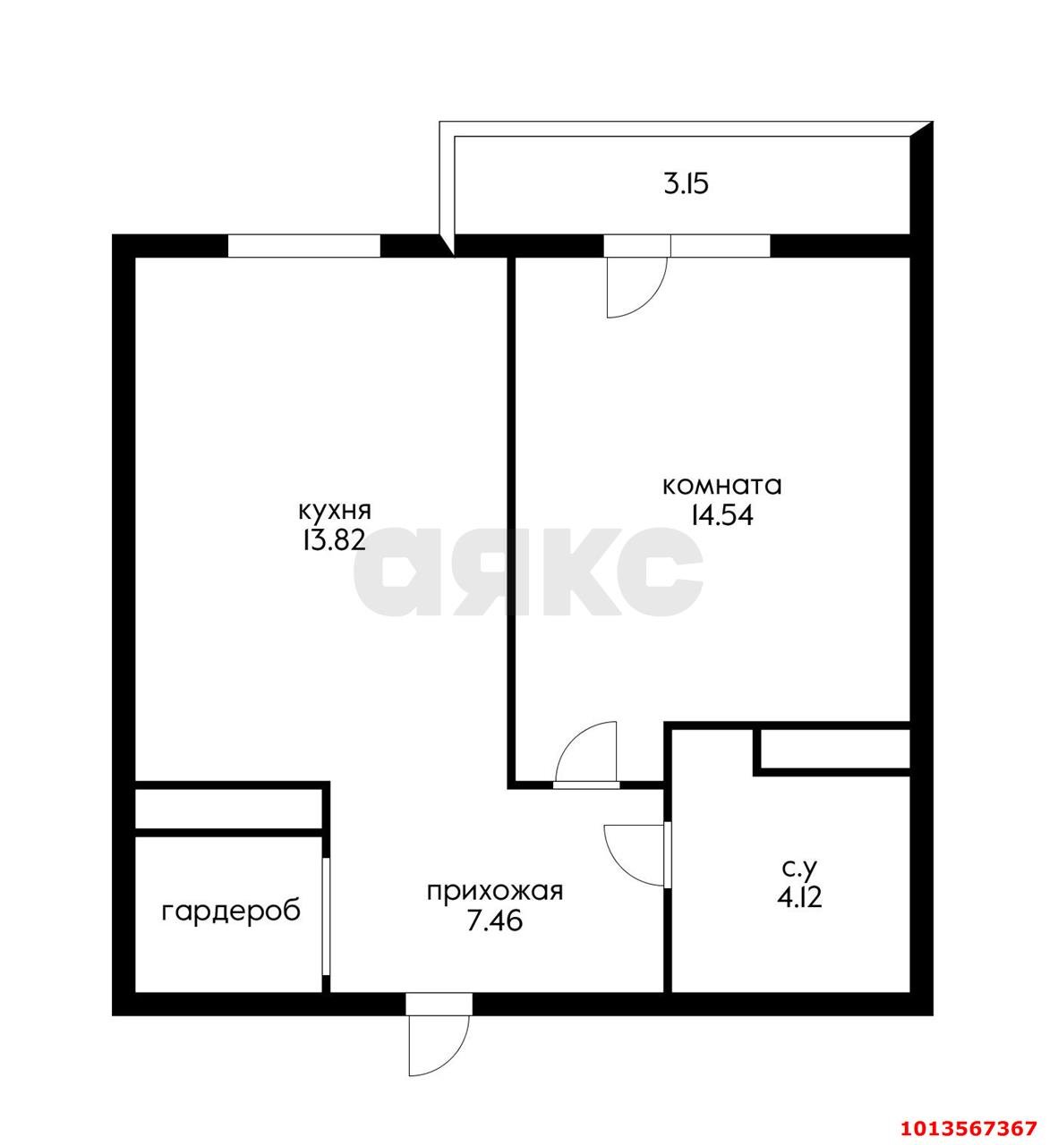 Фото №15: 1-комнатная квартира 44 м² - Краснодар, имени Петра Метальникова, ул. Тополиная, 40/1к2