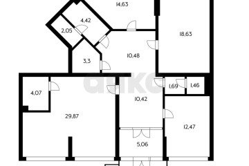 Фото №5: Торговое помещение 124 м² - Краснодар, мкр. Микрохирургии глаза, ул. Красных Партизан, 4/4