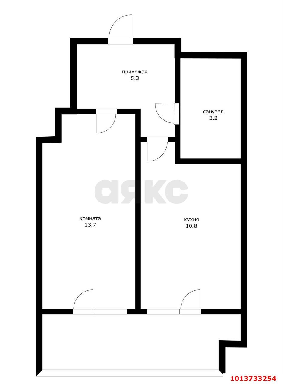 Фото №20: 1-комнатная квартира 41&nbsp;м², 13/19&nbsp;эт. - Краснодар, Центральный внутригородской округ, Центральный, мкр. ЖК На Садовой, ул. Садовая, 159