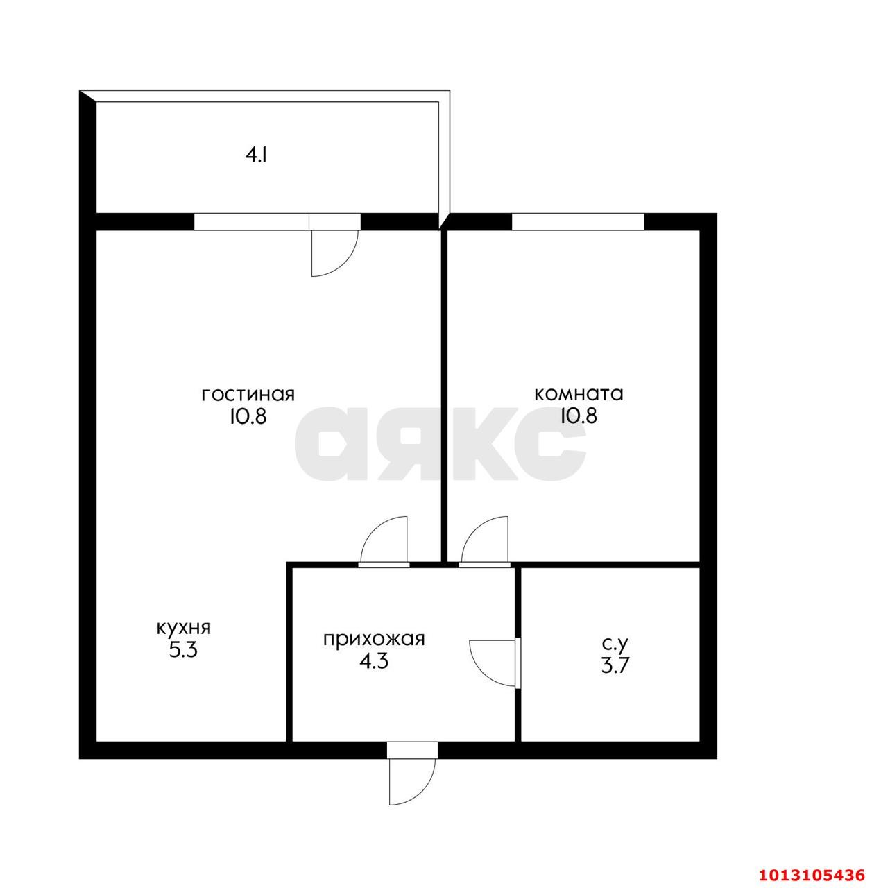 Фото №11: 1-комнатная квартира 40 м² - Краснодар, жилой комплекс Ракурс, ул. имени Героя Ростовского, 8к5