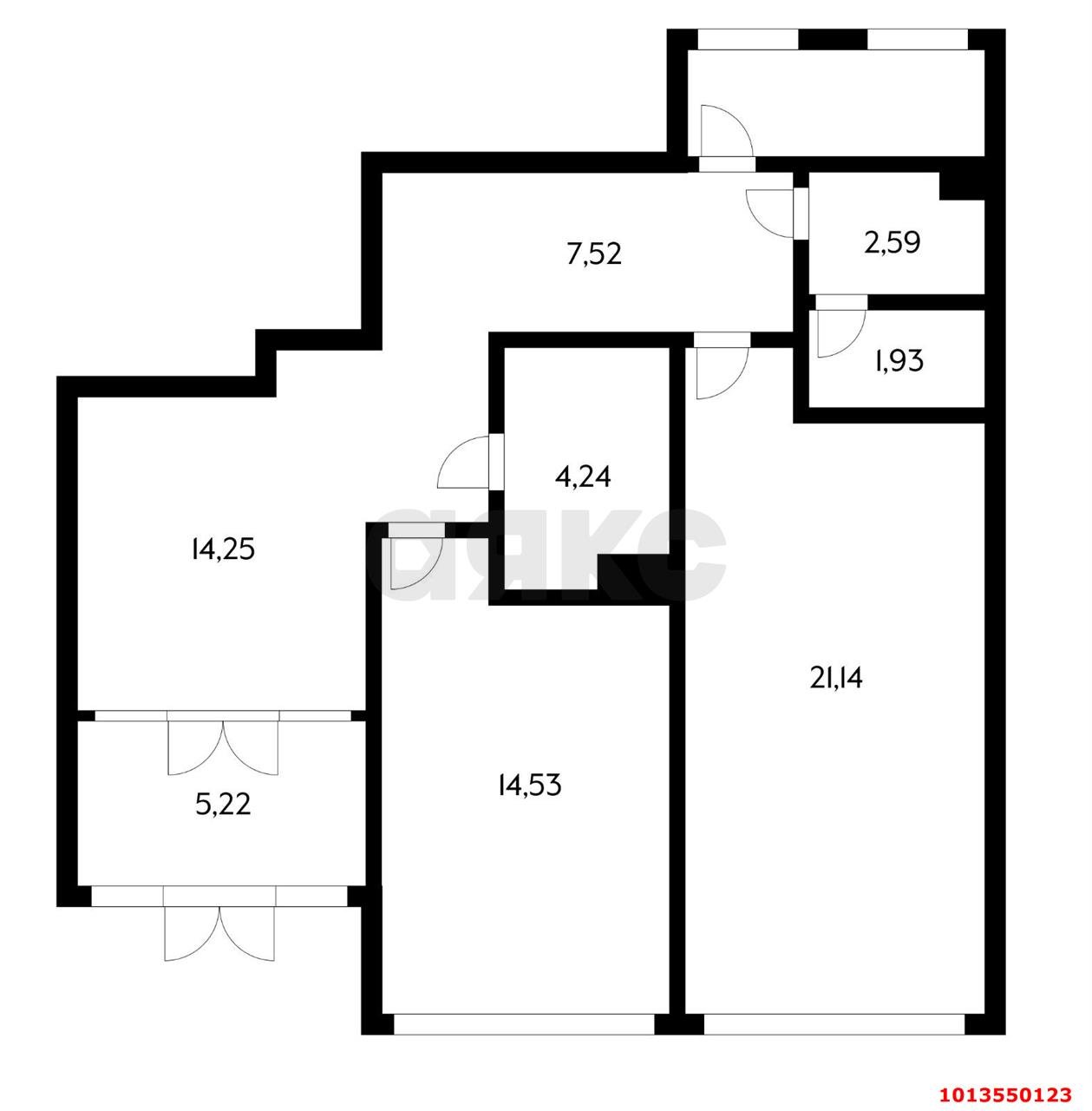 Фото №6: Торговое помещение 76 м² - Краснодар, Микрохирургии глаза, ул. Красных Партизан, 4/4