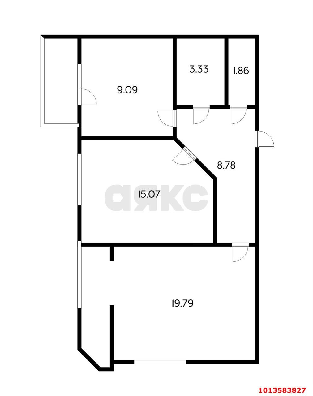 Фото №20: 2-комнатная квартира 64 м² - Краснодар, Юбилейный, пр-кт Чекистов, 35