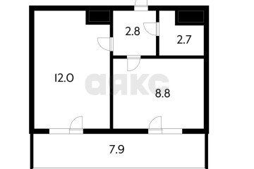 Фото №5: 1-комнатная квартира 34 м² - Краснодар, мкр. жилой комплекс Грани, ул. Западный Обход, 45