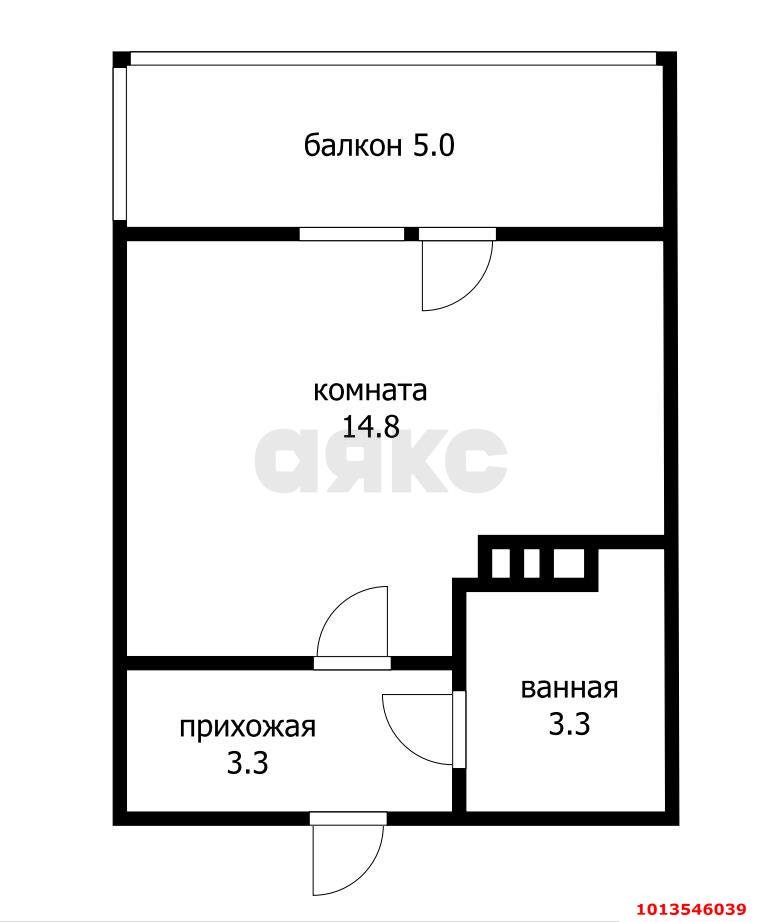 Фото №17: Студия 26 м² - Краснодар, жилой комплекс Самолёт-2, ул. Западный Обход, 57