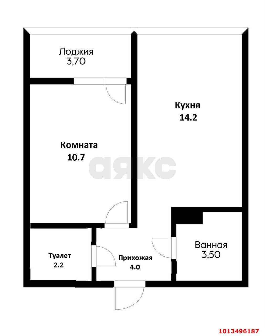 Фото №13: 1-комнатная квартира 37 м² - Краснодар, жилой комплекс Самолёт, ул. Западный Обход, 39/2