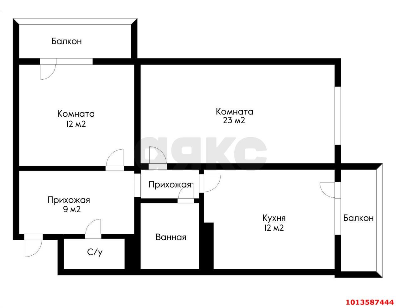 Фото №18: 2-комнатная квартира 67 м² - Краснодар, Московский, ул. им. Байбакова Н.К., 14