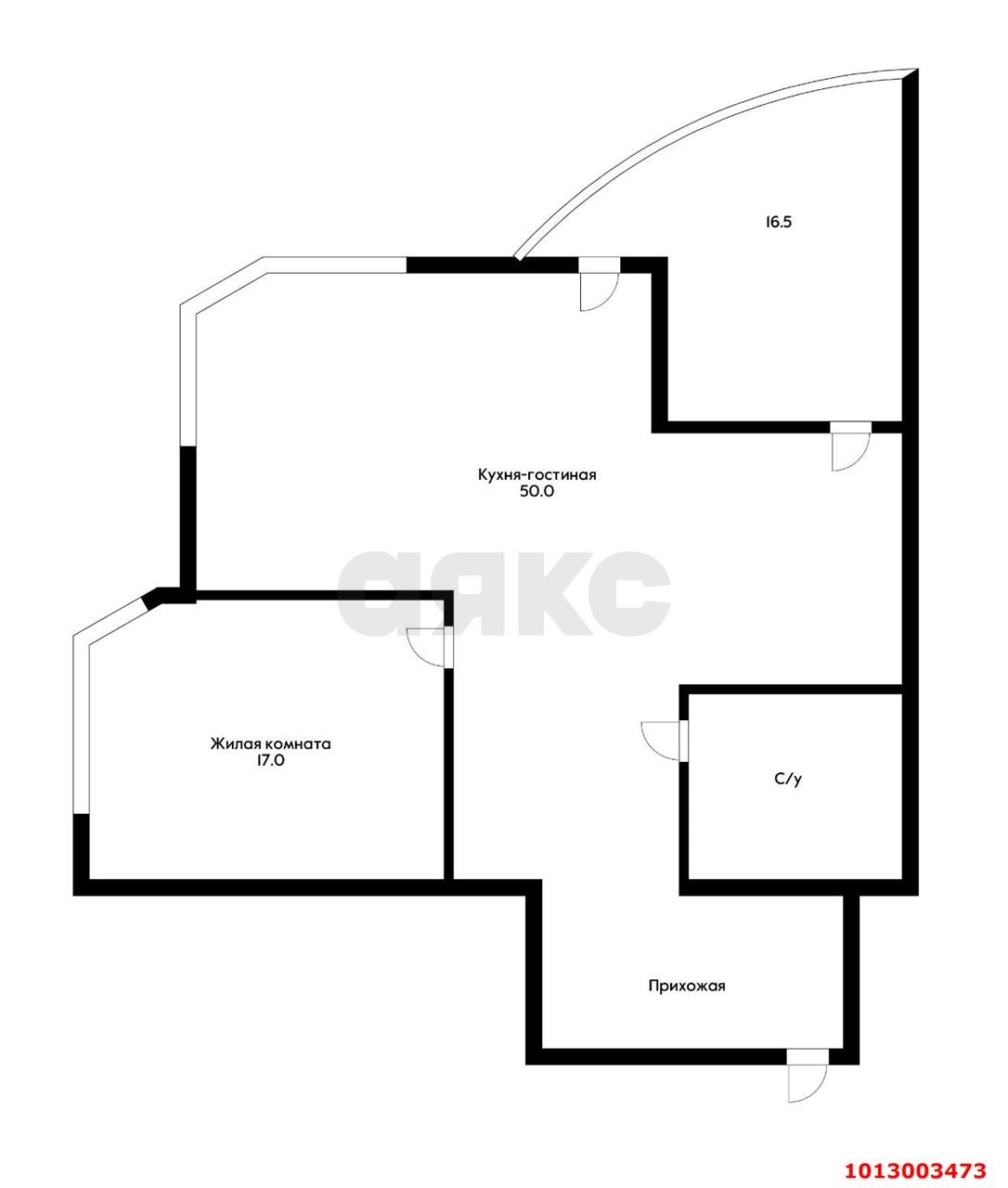 Фото №20: 2-комнатная квартира 92 м² - Краснодар, Юбилейный, ул. Рождественская набережная, 2