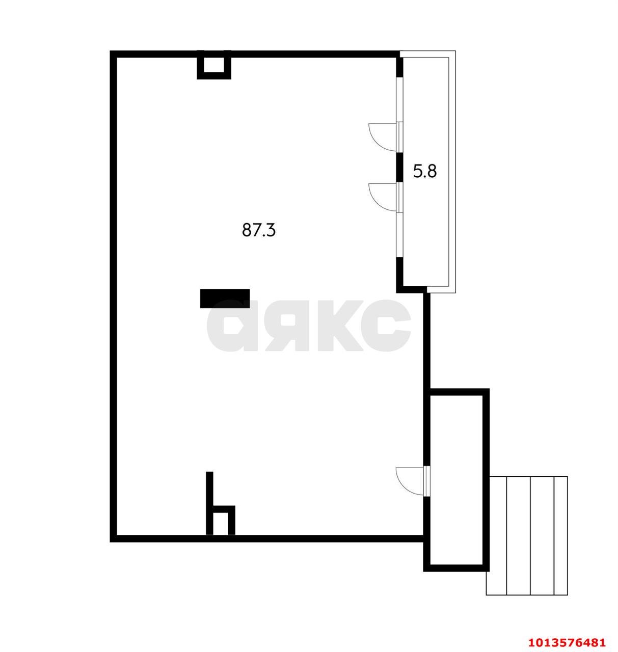 Фото №8: Торговое помещение 94 м² - Краснодар, жилой комплекс Времена Года-2, ул. Евгении Жигуленко, 5к2