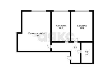 Фото №4: 2-комнатная квартира 65 м² - Новая Адыгея, мкр. жилой комплекс Мега-Победа 2, ул. Песочная, 1к3