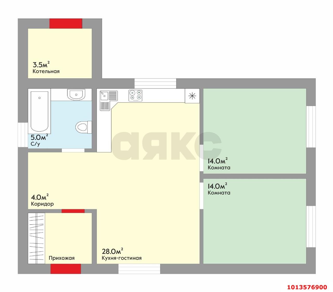 Фото №10: Дом 70 м² + 6.5 сот. - Елизаветинская, Труженик, ул. Атаманская, 120