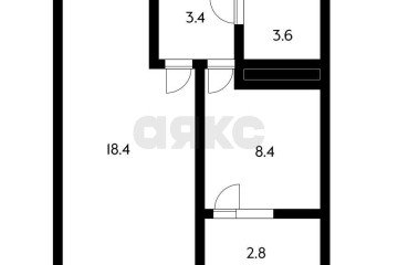 Фото №5: 1-комнатная квартира 36 м² - Краснодар, мкр. Славянский, ул. Заполярная, 39к5