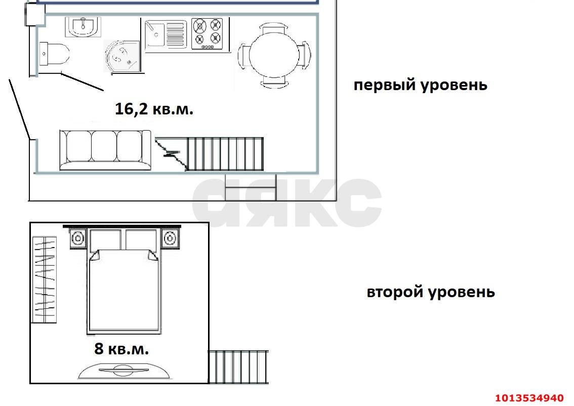 Фото №3: Апартаменты 23 м² - Агой, гостиничный комплекс Радуга, 10И