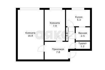 Фото №3: 2-комнатная квартира 42 м² - Яблоновский, ул. Гагарина, 111