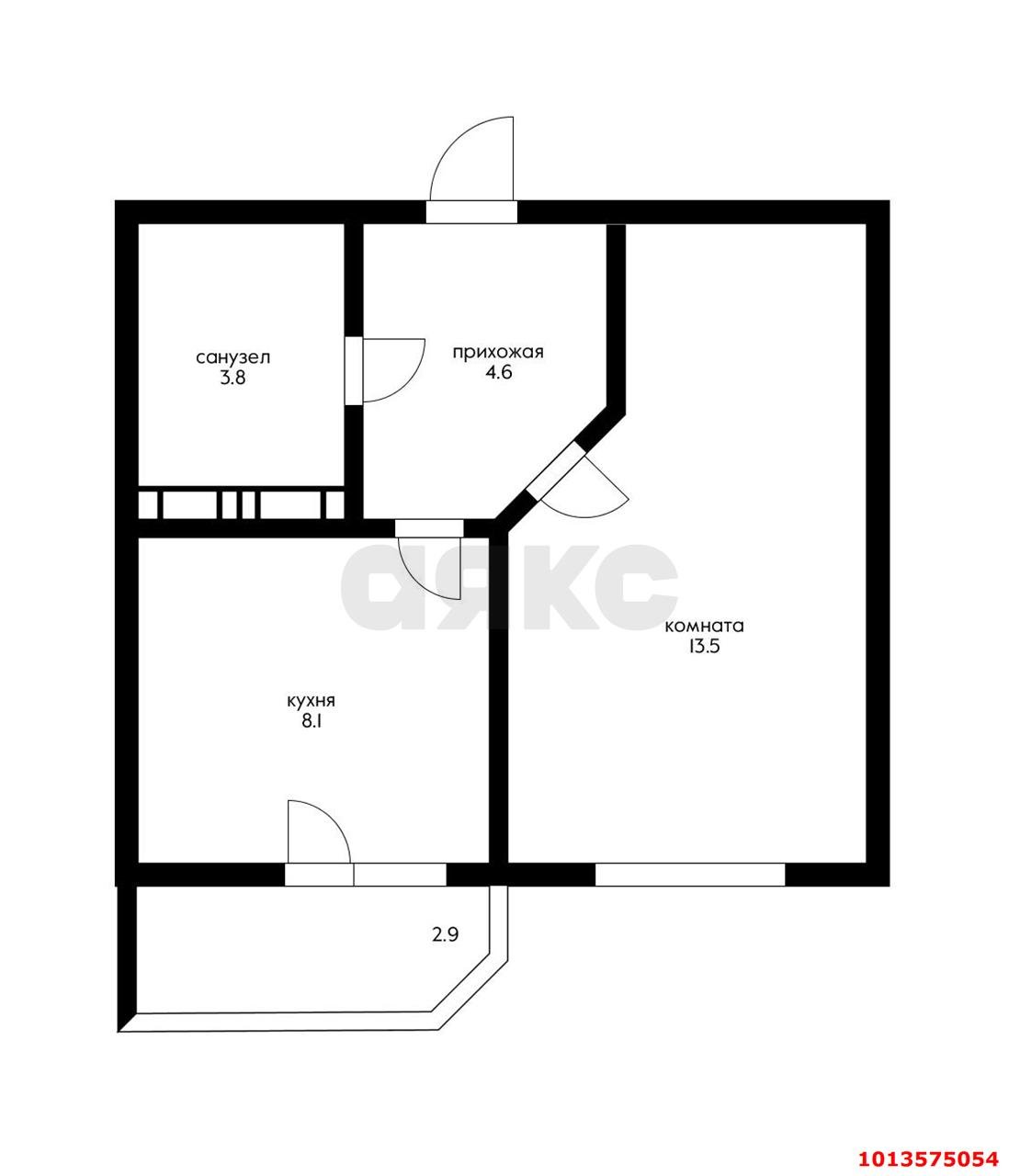 Фото №2: 1-комнатная квартира 33 м² - Краснодар, Губернский, ул. им. Героя Яцкова И.В., 9/1