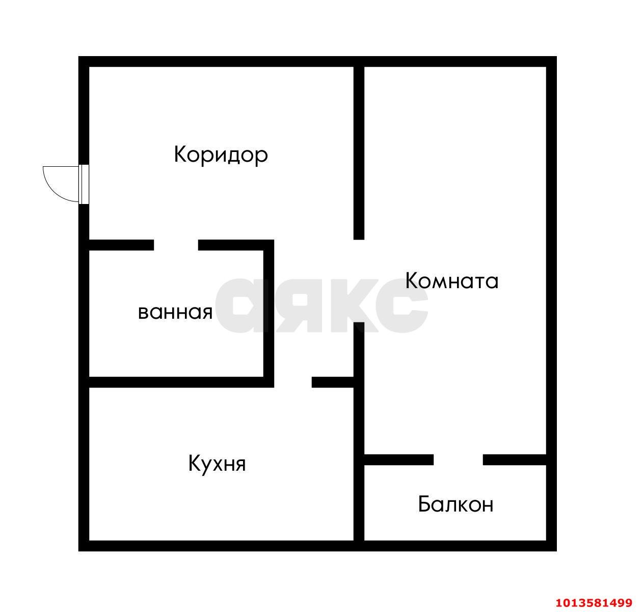 Фото №13: 1-комнатная квартира 31 м² - Краснодар, Черёмушки, ул. Стасова, 153