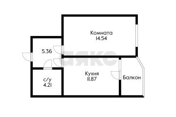 Фото №2: 1-комнатная квартира 40 м² - Краснодар, мкр. 2-й квартал, ул. имени Героя Георгия Бочарникова, 1