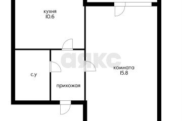 Фото №4: 1-комнатная квартира 33 м² - Новая Адыгея, мкр. жилой комплекс Мега, ул. Бжегокайская, 90/3к2