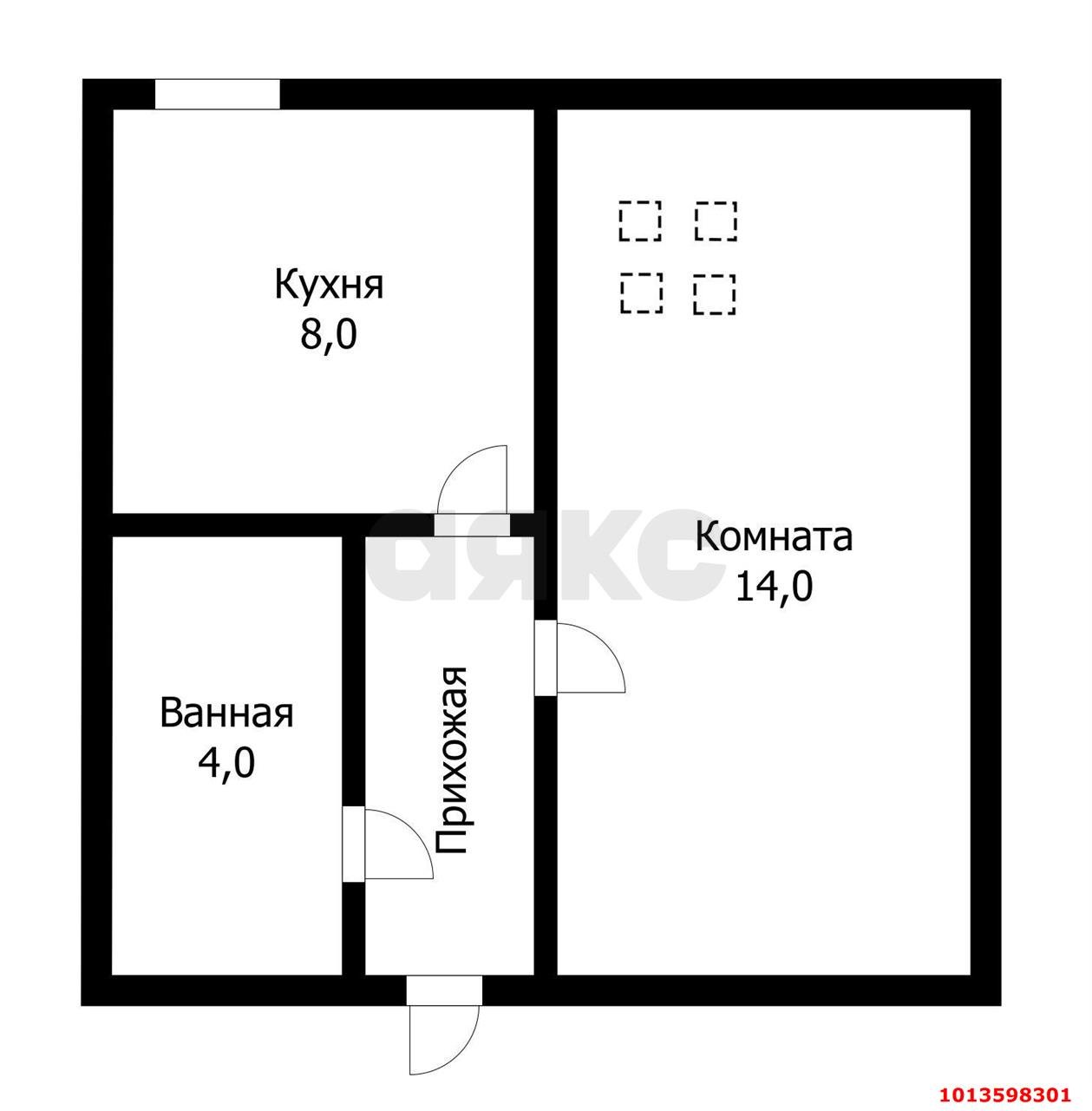 Фото №12: 1-комнатная квартира 34 м² - Ленина, жилой комплекс Хуторок, ул. Наримановская, 10к2