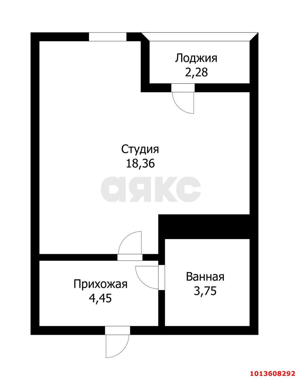 Фото №17: Студия 30 м² - Краснодар, жилой комплекс Рекорд, ул. Новороссийская, 90/2к2