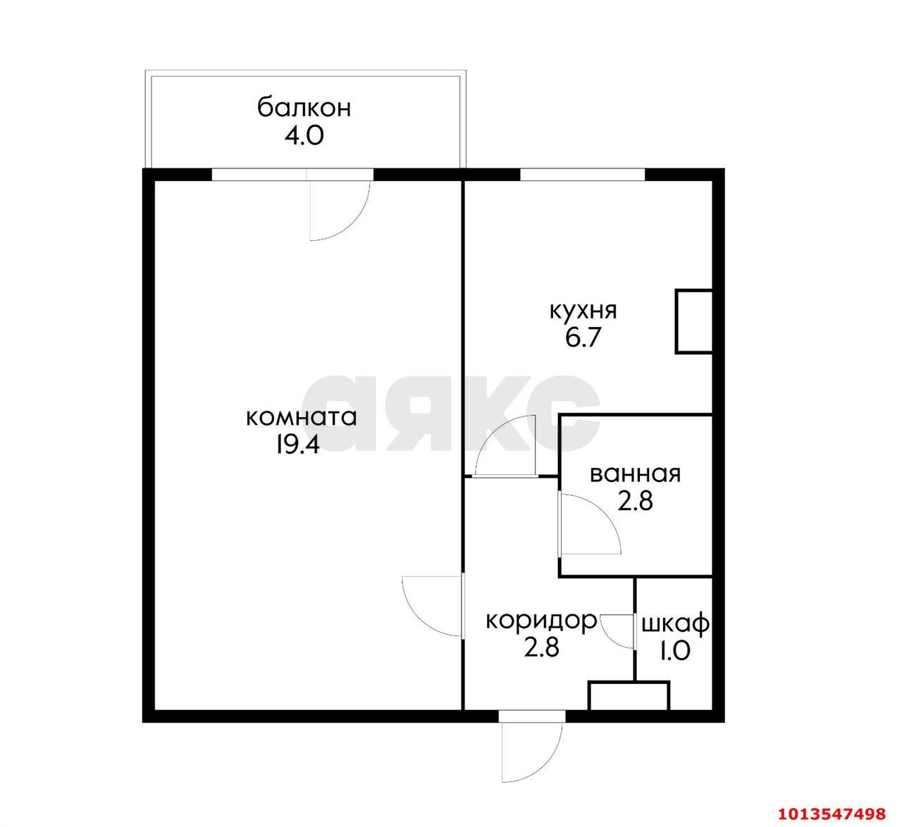 Фото №9: 1-комнатная квартира 36 м² - Краснодар, Гидростроителей, ул. Дмитрия Благоева, 3