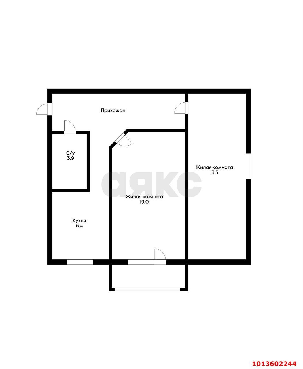 Фото №2: 2-комнатная квартира 43 м² - Краснодар, Центральный, ул. Суворова, 151