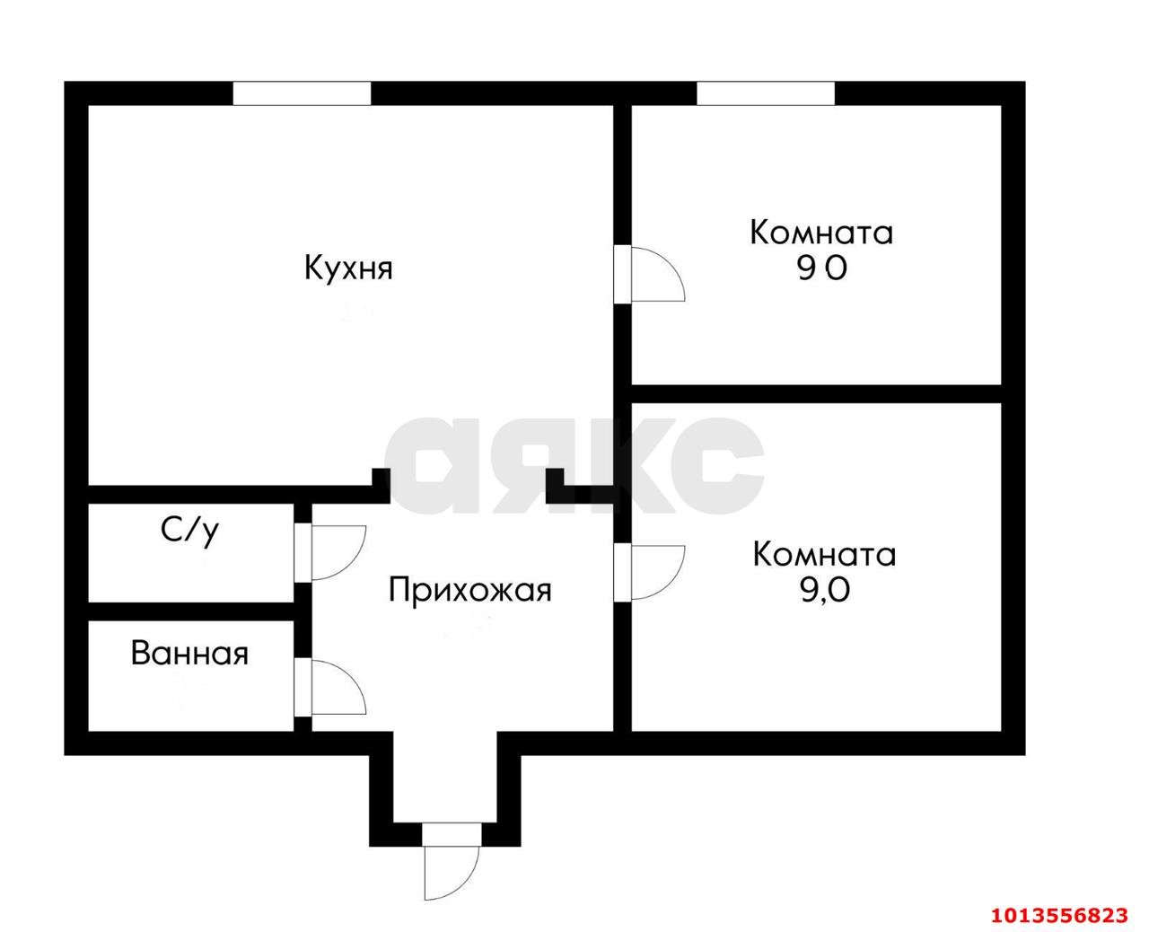 Фото №13: 2-комнатная квартира 35 м² - Краснодар, Комсомольский, ул. Уральская, 111