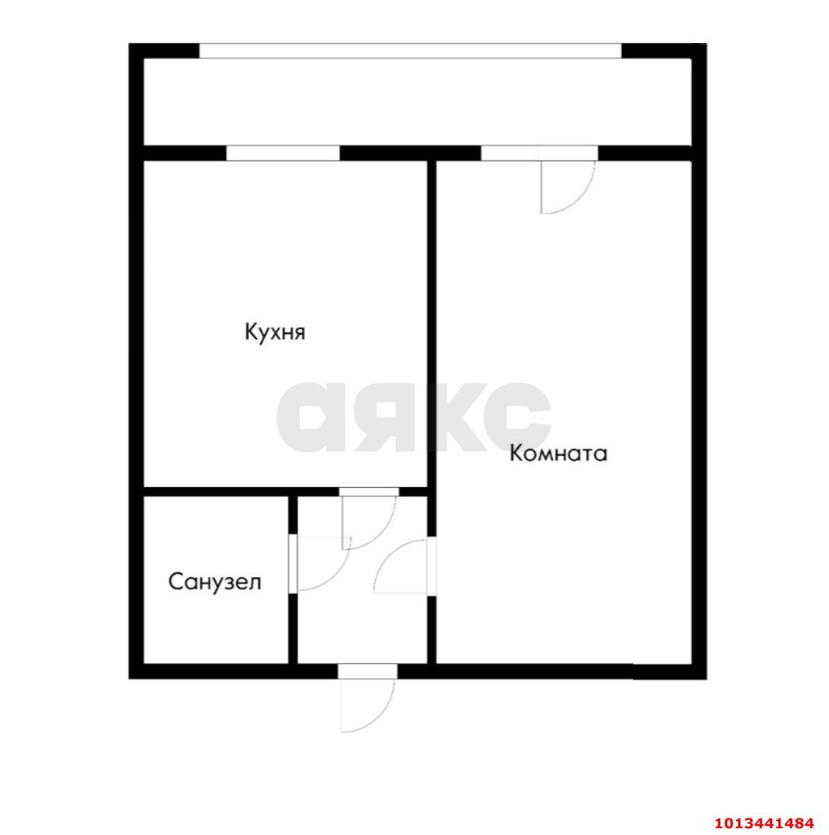 Фото №2: 1-комнатная квартира 37 м² - Краснодар, Калинино, пер. Корчагинский, 6к4