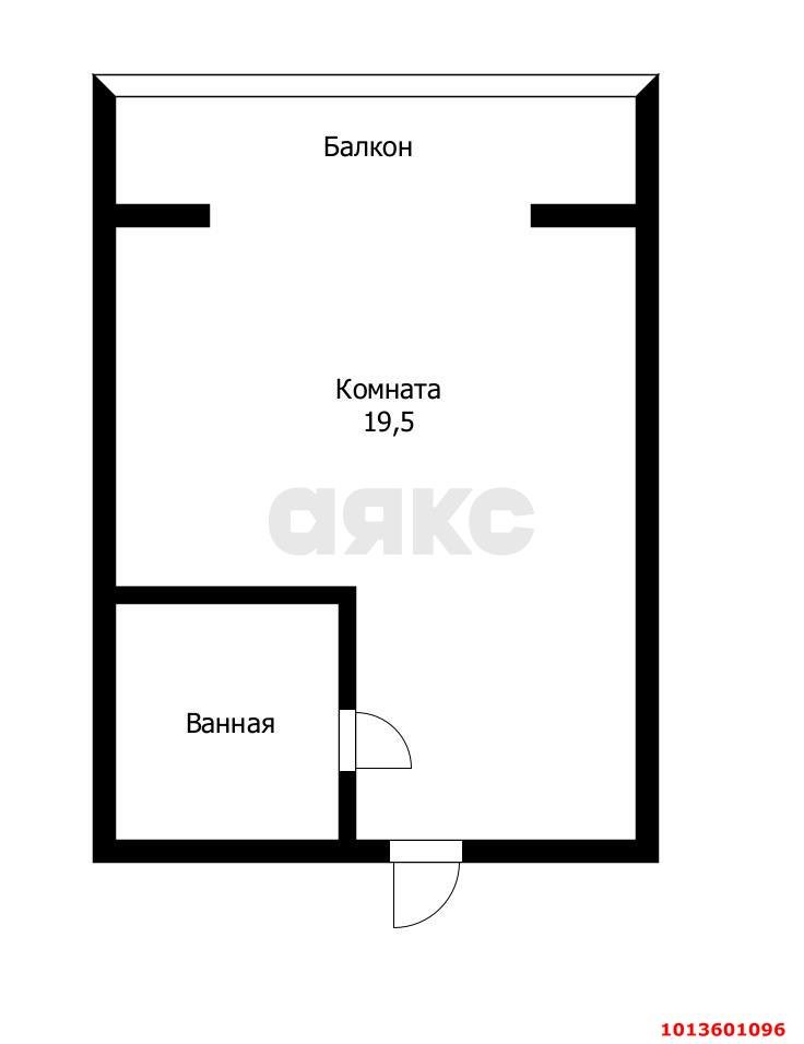 Фото №18: Студия 19 м² - Новая Адыгея, жилой комплекс Дарград, ул. Тургеневское шоссе, 33/3к20