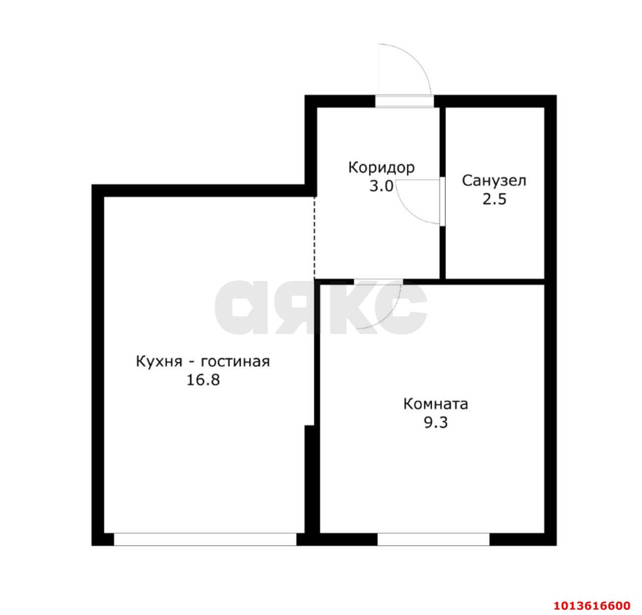 Фото №12: 1-комнатная квартира 31 м² - Краснодар, жилой комплекс Грани, ул. Западный Обход, 45к4