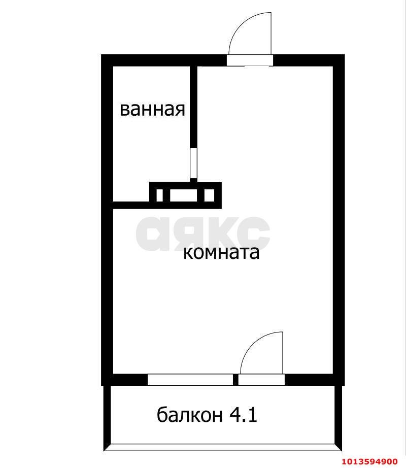 Фото №8: Студия 21 м² - Краснодар, Светлоград, ул. Красных Партизан, 1/3