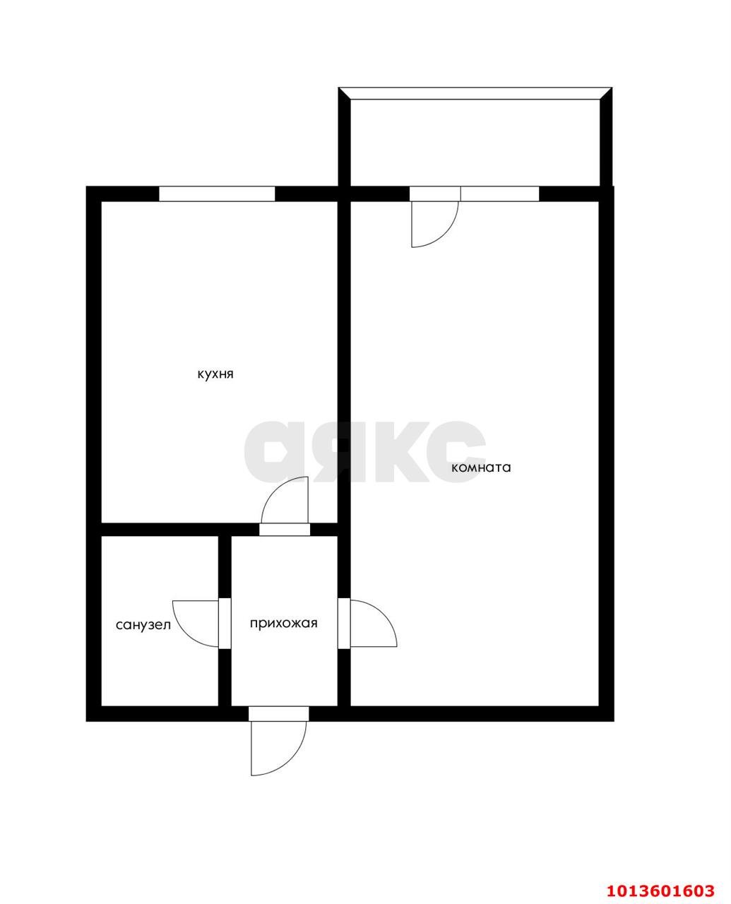 Фото №8: 1-комнатная квартира 28 м² - Краснодар, Комсомольский, ул. Сормовская, 165