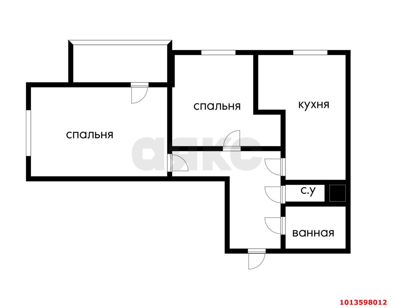 Фото №14: 2-комнатная квартира 60 м² - Краснодар, Горхутор, ул. Агрономическая, 2/5лит1