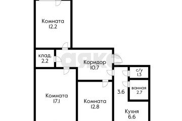 Фото №1: 3-комнатная квартира 69 м² - Краснодар, мкр. Комсомольский, ул. Уральская, 172