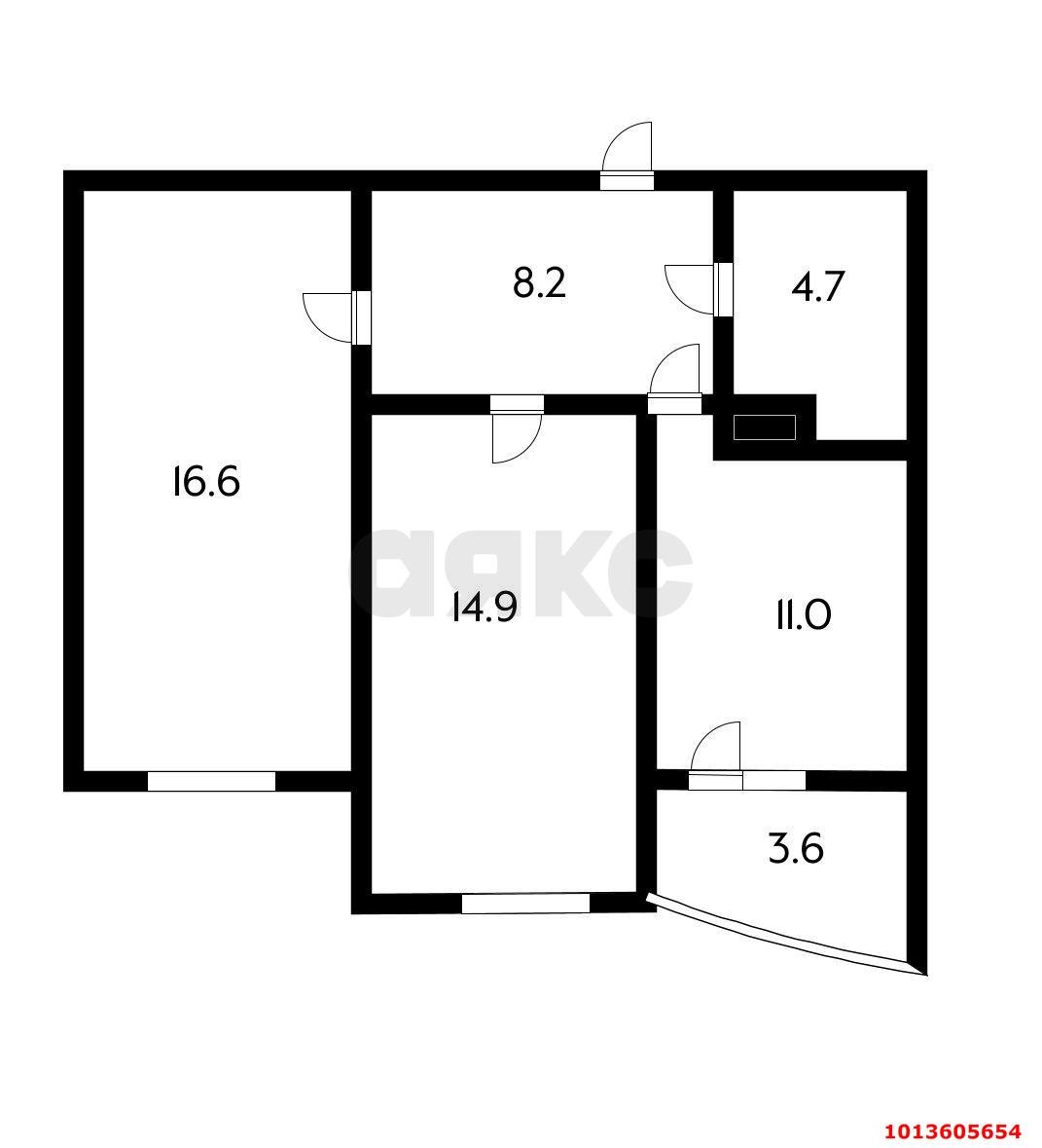 Фото №12: 2-комнатная квартира 60 м² - Краснодар, жилой комплекс Атлант, 