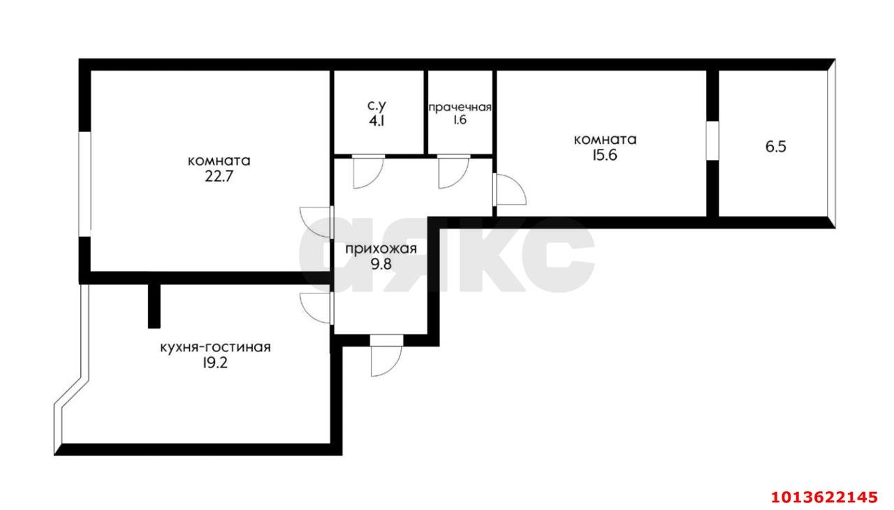 Фото №7: 2-комнатная квартира 70 м² - Краснодар, жилой комплекс Симфония, ул. Российская, 72/2