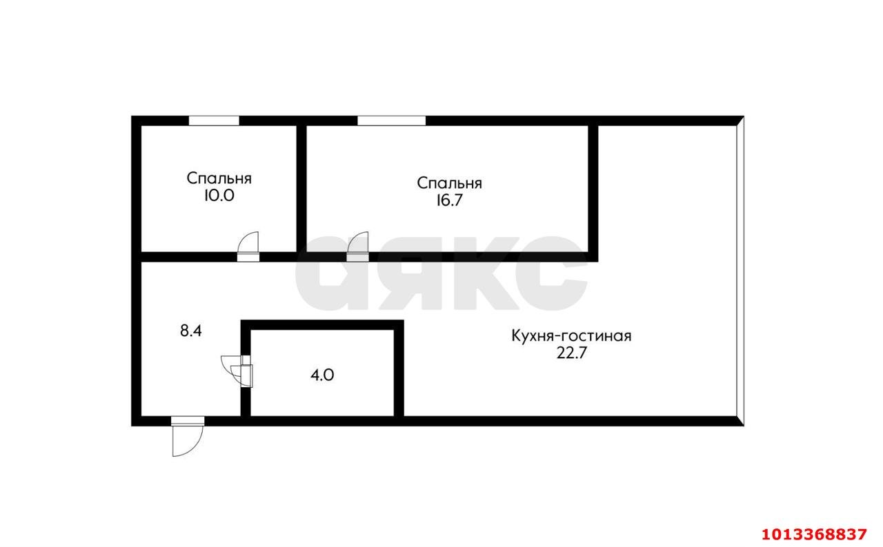 Фото №17: 3-комнатная квартира 66 м² - Краснодар, жилой комплекс Россинский Парк, ул. Командорская, 15