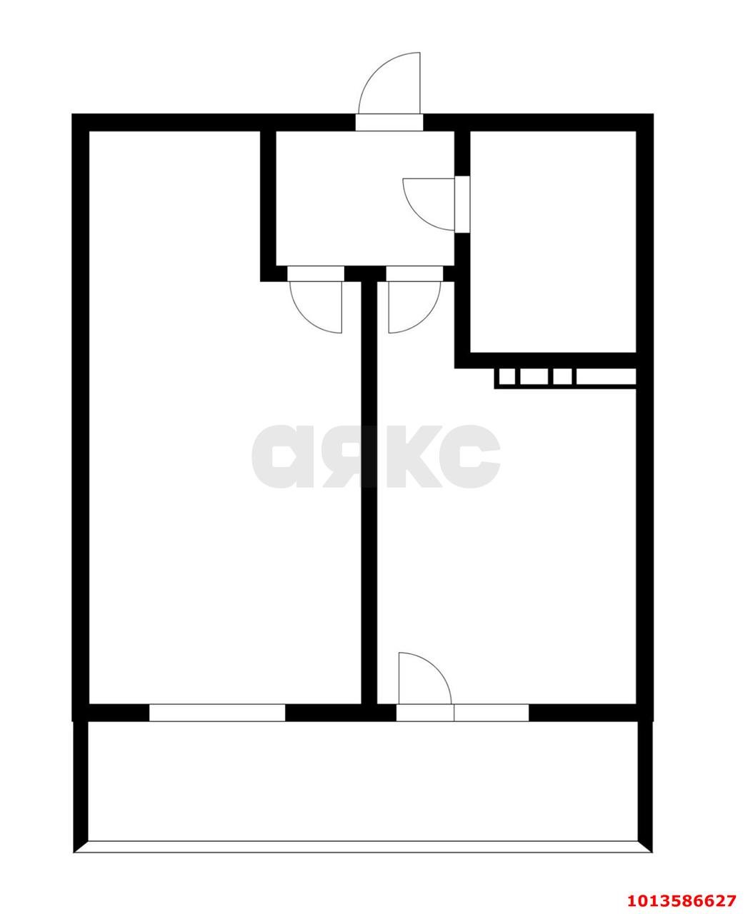 Фото №9: 1-комнатная квартира 36 м² - Краснодар, Московский, ул. имени Николая Семеновича Котлярова, 24